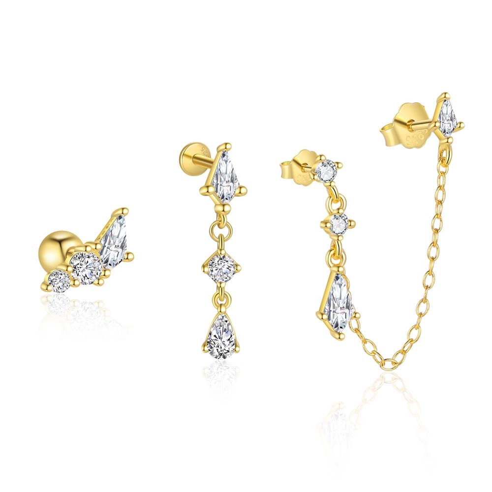 S925 Sterling Silver Aurelia Gems