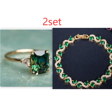 Emerald Diamond Ring