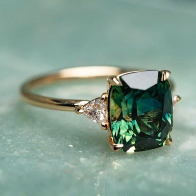 Emerald Diamond Ring