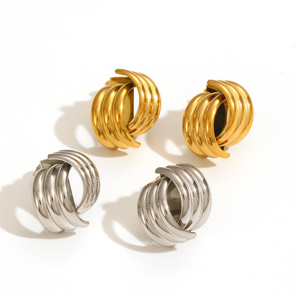 Aurora Crystal Hoops