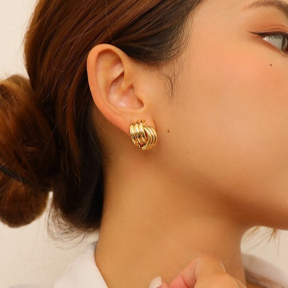 Aurora Crystal Hoops