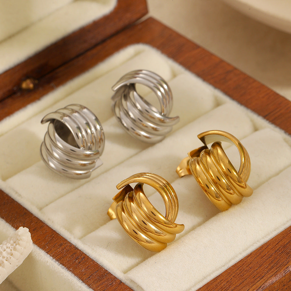 Aurora Crystal Hoops