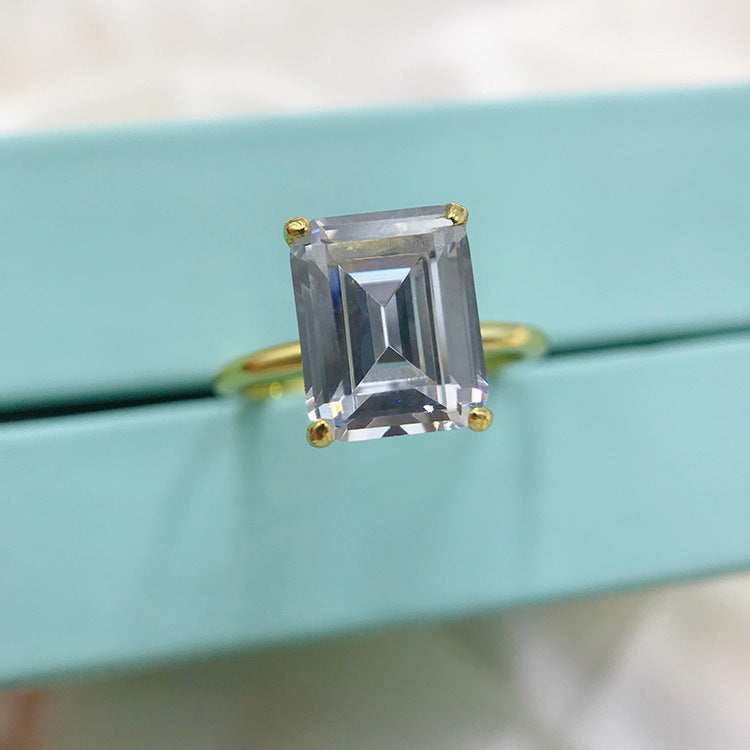 925 Silver Diamond Ring