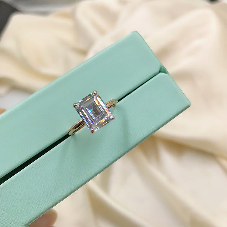 925 Silver Diamond Ring