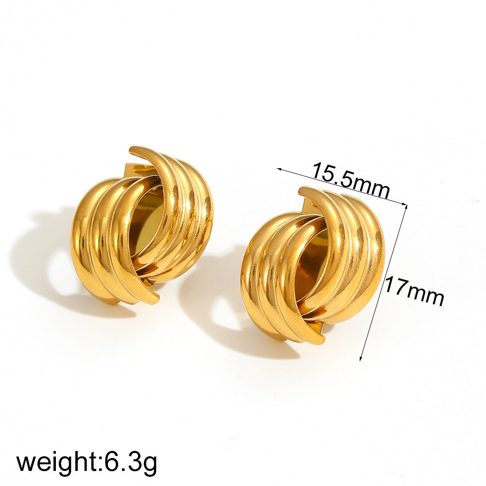 Aurora Crystal Hoops