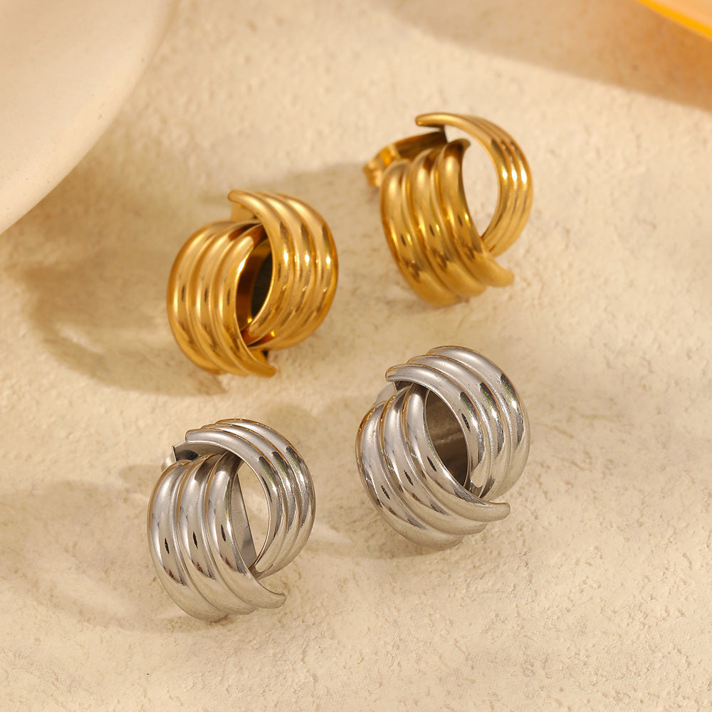 Aurora Crystal Hoops